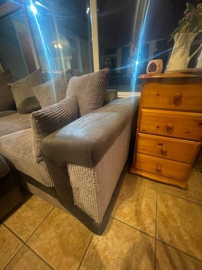 L shaped couch