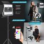 45224 -1 Neewer 480 RGB Led Light with APP Control Metal Shell for Photography Image 6