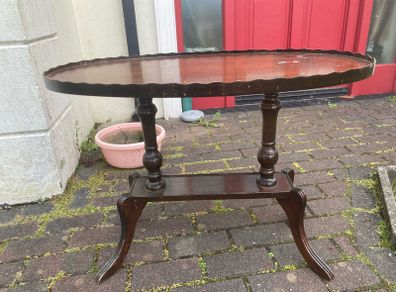 Antique regency yew coffee table