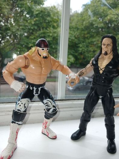 Hollywood Hogan and Undertaker WWE WWF