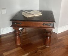 Solid wood coffee table