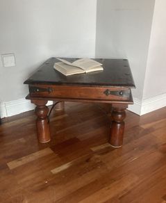 Solid wood coffee table