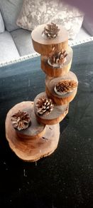 Wooden Candle Holder