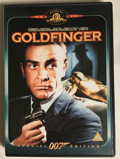007 James Bond - Goldfinger [1964] Sean Connery, Honor Blackman, Gert Frobe & Shirley Eaton [Movie DVD]
