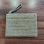 Christian Dior Beauty Raffia Straw Cosmetic Pouch Image 2