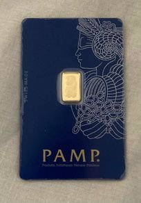 PAMP Suisse 1g 999.9 Fine Gold bar