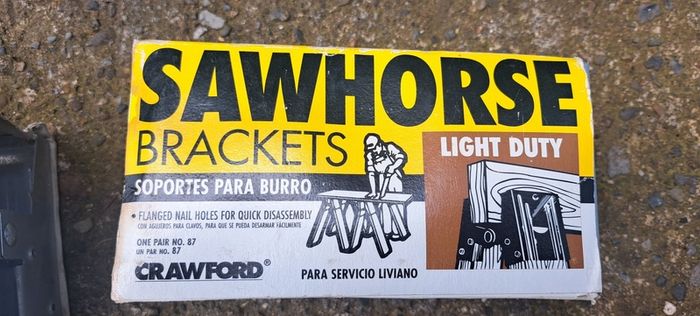 Saw Horse Brackets