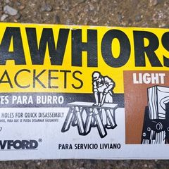 Saw Horse Brackets