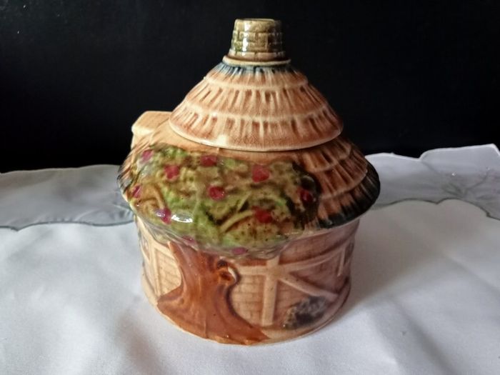 Vintage Japanese Marutomo Ware Jam Pot