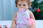 Reborn Doll Girl 20inch 50cm Realistic Reborn Babies Girls Handmade Full Body Soft Silicone Lifelike Newborn Reborn Toddler Water Proof Toy Xmas Gift (FREE POSTAGE)