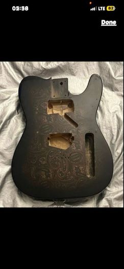 Telecaster body paisley electric guitar parts accessories