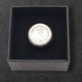 Vintage 925 Sterling Silver 1911 3d Threepence Coin Ring, Signed & Full British Hallmarks, 1975 Image 2