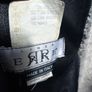 "Erre" Genuine Leather Coat Black.  Fully Lined  With Mohair/Wool/Acry.  Made in Italy Image 6