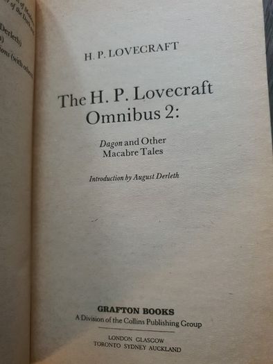 H.P. Lovecraft Omnibus 2 Dagon and other Macabre Tales
