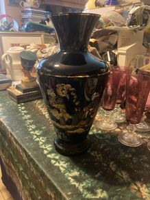 Japanese glass vase free postage