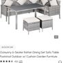 6 seater almost new rattan dining set Image 8