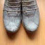 Clarks Ladies Light grey marbled effect leather slip on shoes size 7 Image 2