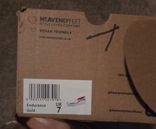 Heavenly Feet Gold Flats Size 7 (worn twice)