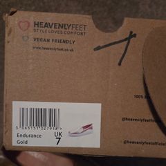 Heavenly Feet Gold Flats Size 7 (worn twice)