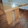 Solid Oak Dining Table Image 4
