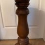 19th Century Antique Pine and Elm Small Tavern Table with Rotating Top Image 3