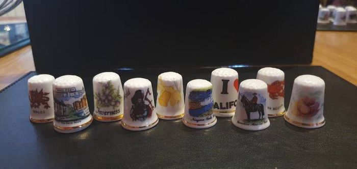Collection of Bone China Countries of The World Themed