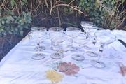 Collection of Victorian Hand Blown Champagne Saucers