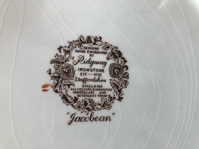 Price drop!!! Vintage Jacobean ironstone ridgeway Staffordshire tureen