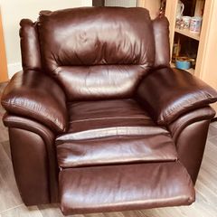 Brown Leather Recliner