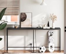 Long Console Table Sofa Tables Behind Couch 180 cm Narrow