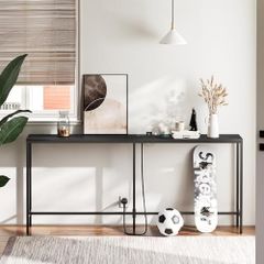 Long Console Table Sofa Tables Behind Couch 180 cm Narrow