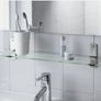 Grundtal IKEA glass bathroom shelf Image 6