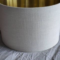 Textured Cotton Off White Ceiling light Shade Contemporary home deco