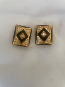 Vintage French Clip on Earrings