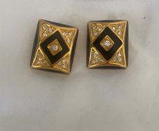 Vintage French Clip on Earrings