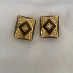 Vintage French Clip on Earrings