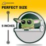 Baby Yoda Car Decals (2 Pack) Super Cute Mandalorian Stickers for Your Car, Truck or Laptop Image 2