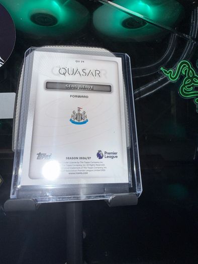 Rare Insert Rookie Quasar Sean Neave QU14.