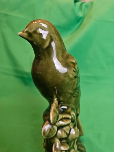 Rare Vintage Knock Celtic Pottery Bird Figurine Made in Ireland 20cm