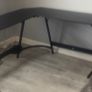 Black L-shaped desk Image 3