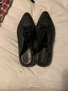 Backless brogues
