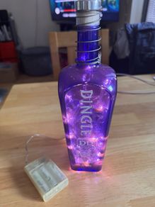 Dingle Vodka Bottle Lamp
