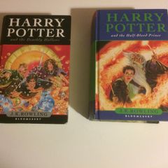 harry potter first edition hardback book set