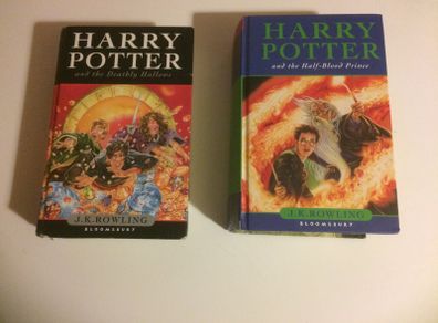 harry potter first edition hardback book set