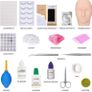 Eyelash Extension Kit, with Mannequin Head Practice Exercise Set, Training Lash Extension Supplies for Beginners Include Individual Lashes Glue Tweezers and Training Lashes (FREE POSTAGE) Image 2