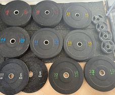 Plates Olympic Rubber Bumper Plates 160kg