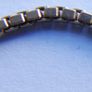 Vintage Square Box Link 9ct Rose Gold 375 Necklace L-17" - 7,27g Image 8