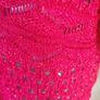 Brand New crochet pink/gold G21 George V-neck top size UK12/14 EU40/42 Postage included Image 5