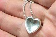 sterling silver heart necklace