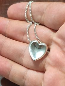 sterling silver heart necklace